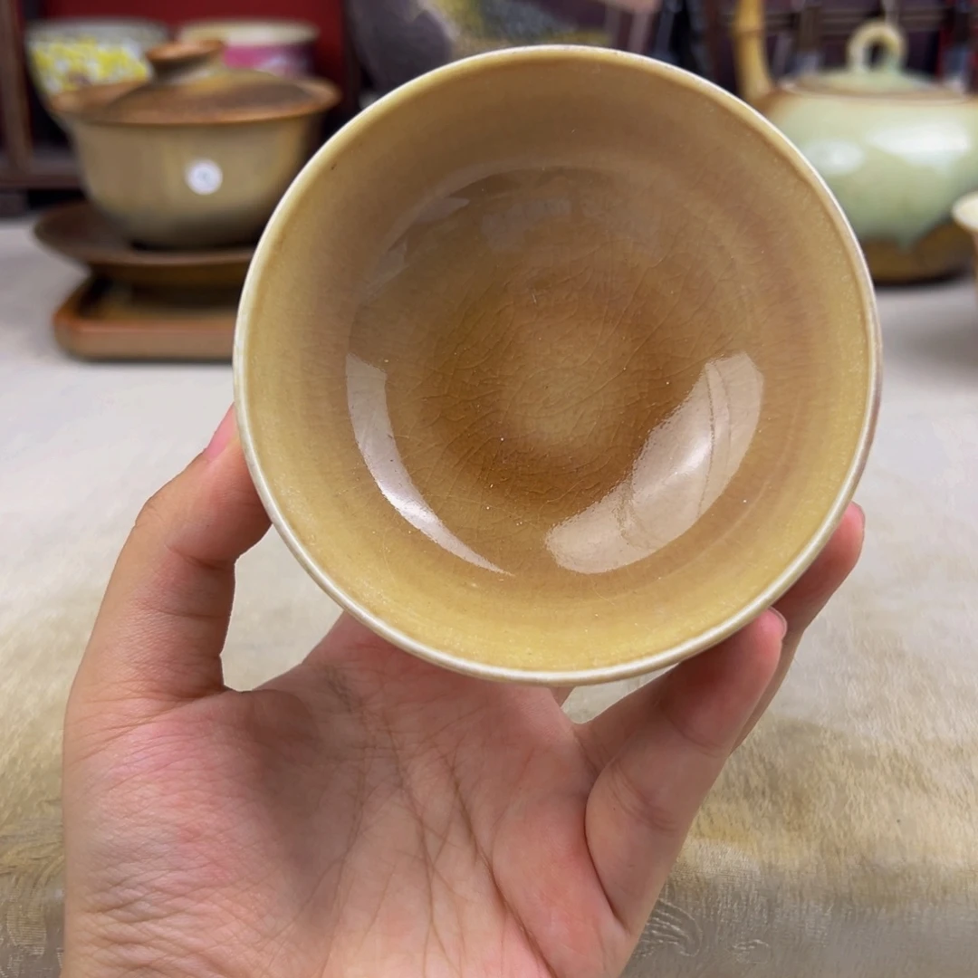 杯纯手工柴烧主人杯