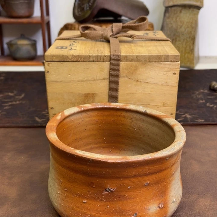 南***翁备前烧作品金重陶阳