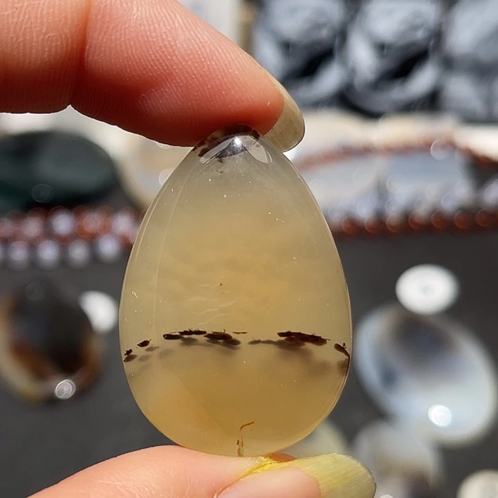 玛瑙/玉髓未镶嵌吊坠(不含链)