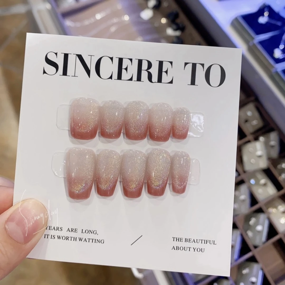 清【幻彩】051大小姐 高端手工穿戴甲10片