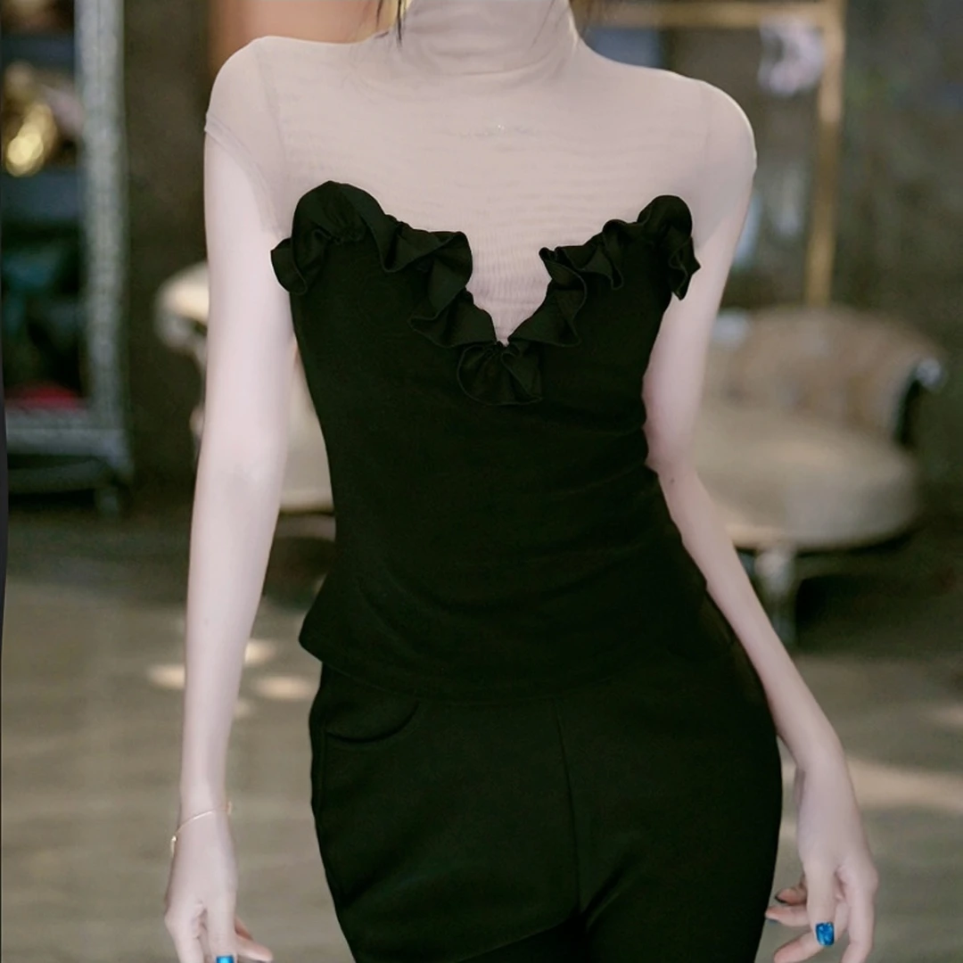 3-30【时尚话语权】时尚气质显瘦气质设计师名媛套装