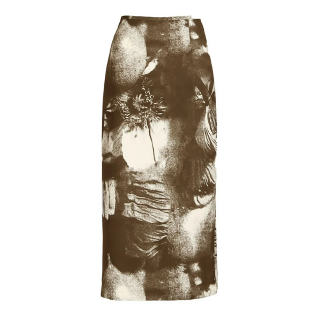 夏女装裙子74109影像印花