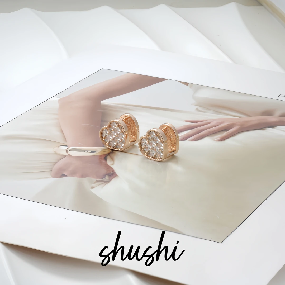 铜合金仿水晶耳饰 耳环9189