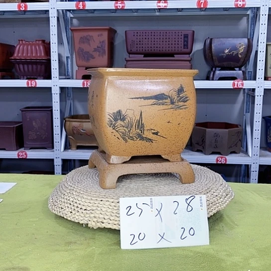 紫砂花盆宜兴紫砂