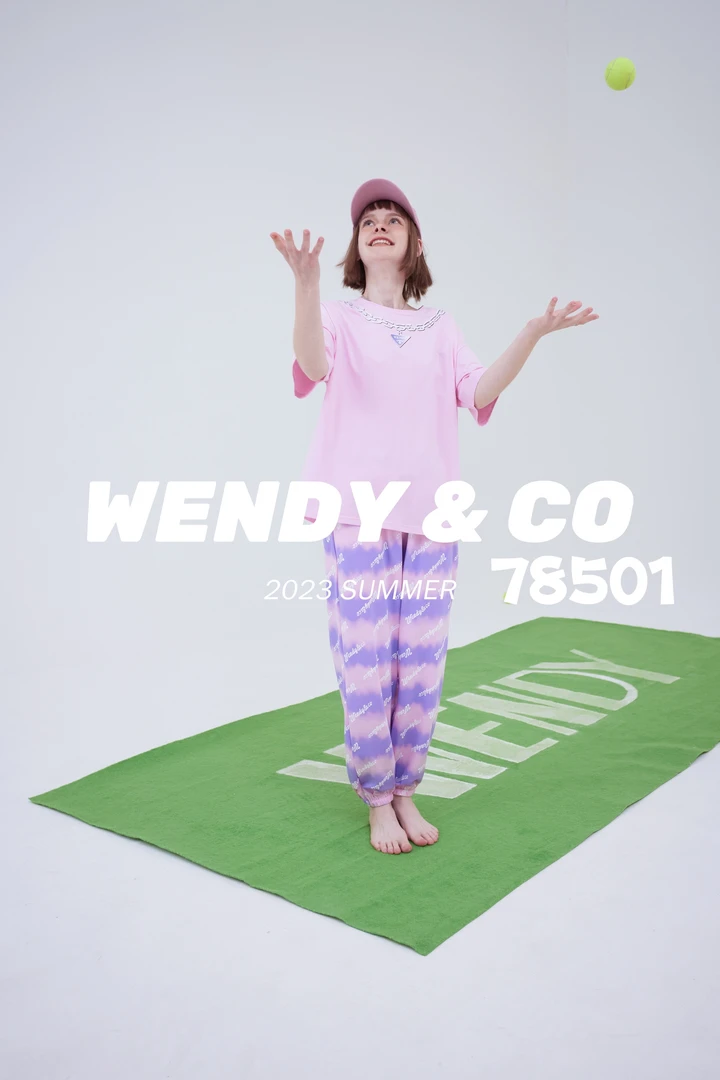 78501小众温柔设计感项链印花别致简约女生宽松短袖睡衣套装