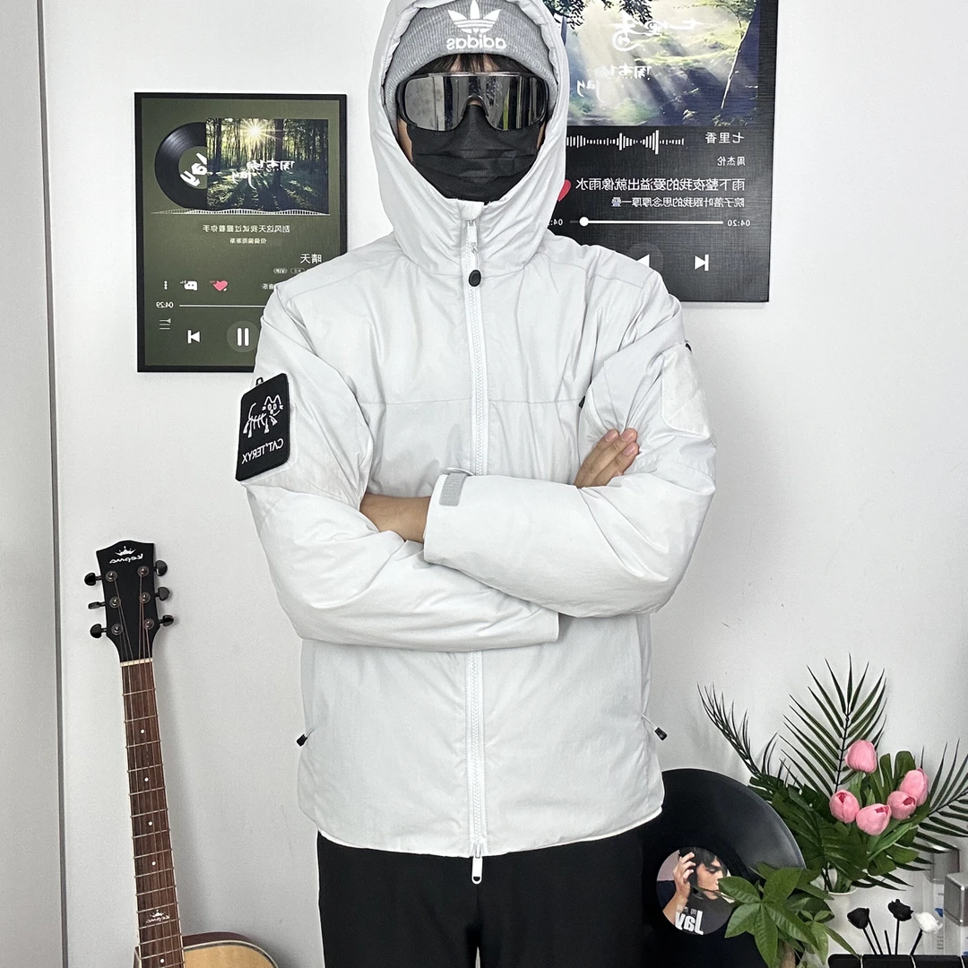 【轻量化军版】户外秋冬潮牌棉服连帽美式高街DIY臂章防风防水
