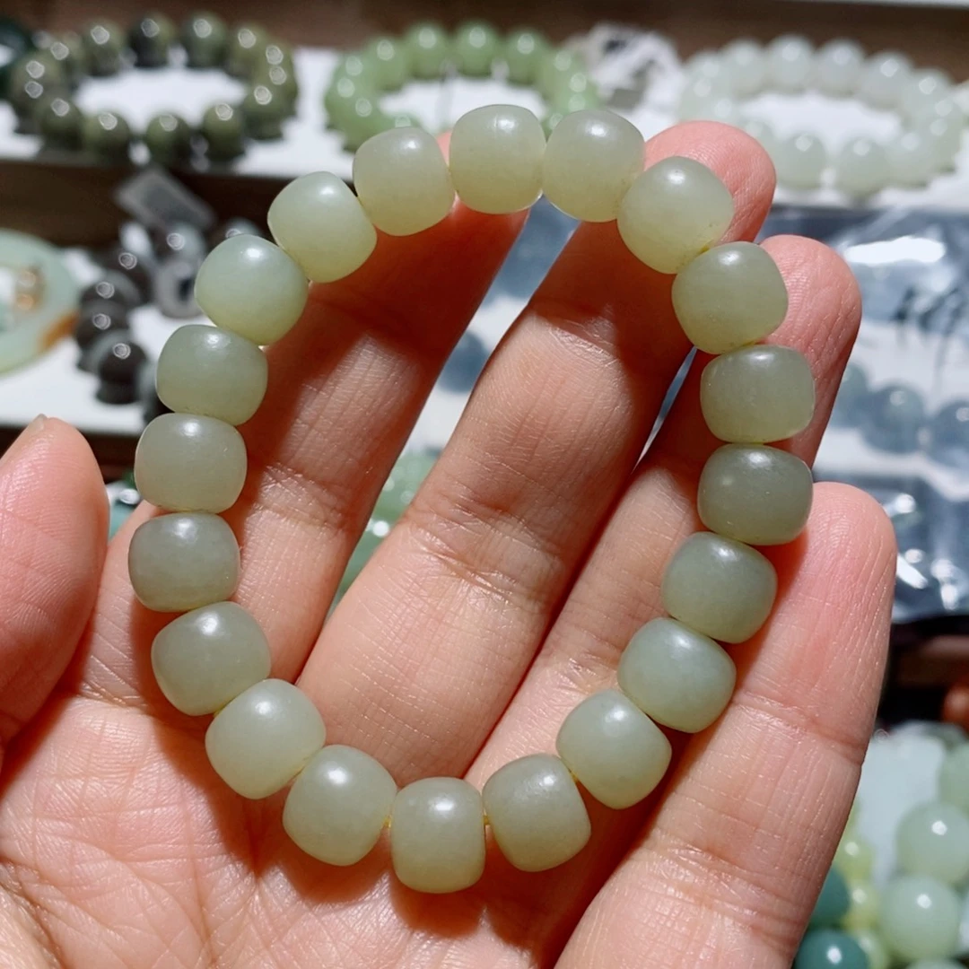 和田玉未镶嵌手链