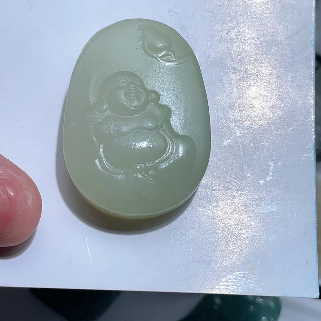 和田玉未镶嵌颈饰是