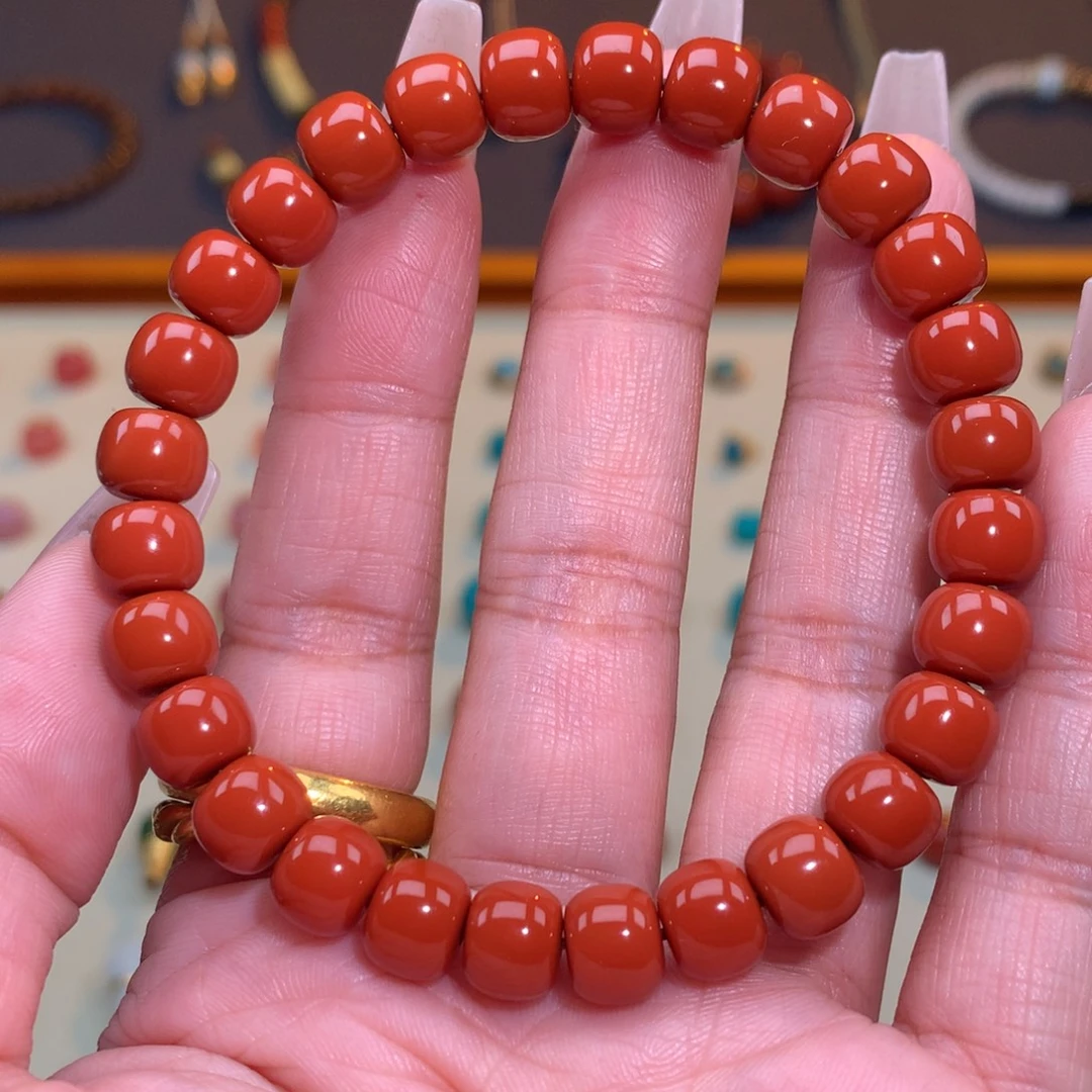 南红玛瑙未镶嵌颈饰