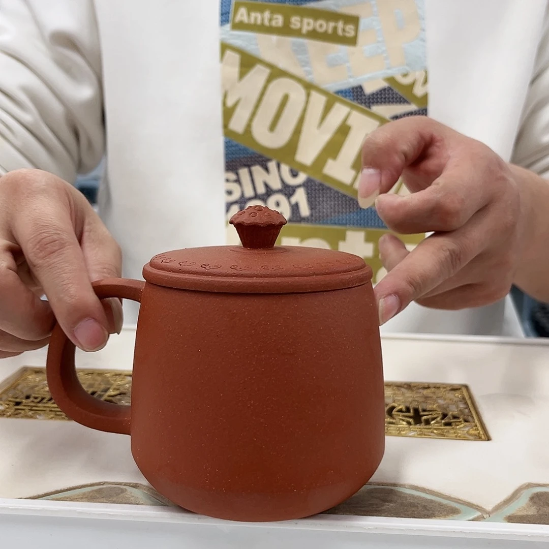 茶杯紫砂降坡盖杯11