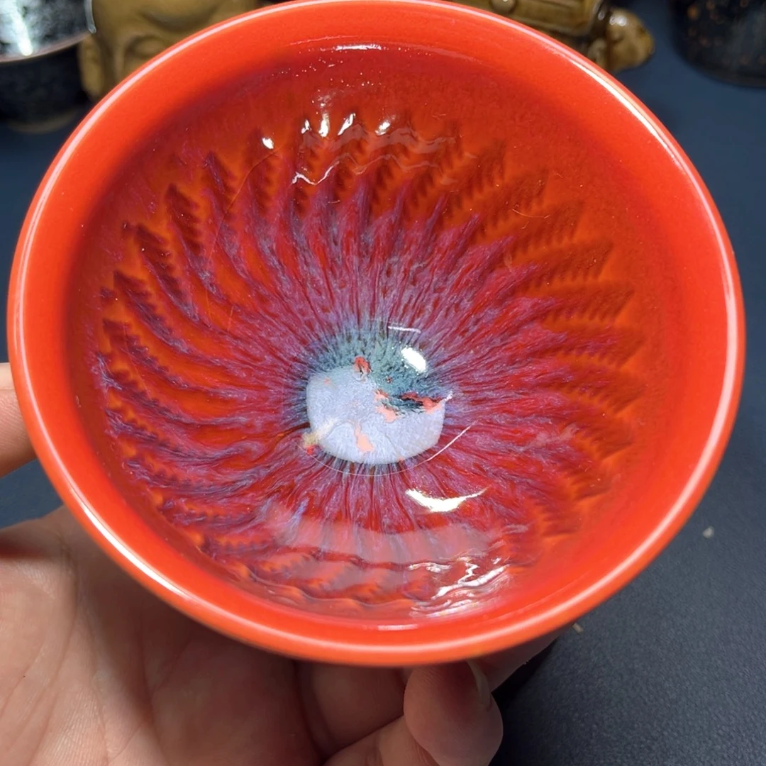 茶盏建盏手握泡茶主人杯