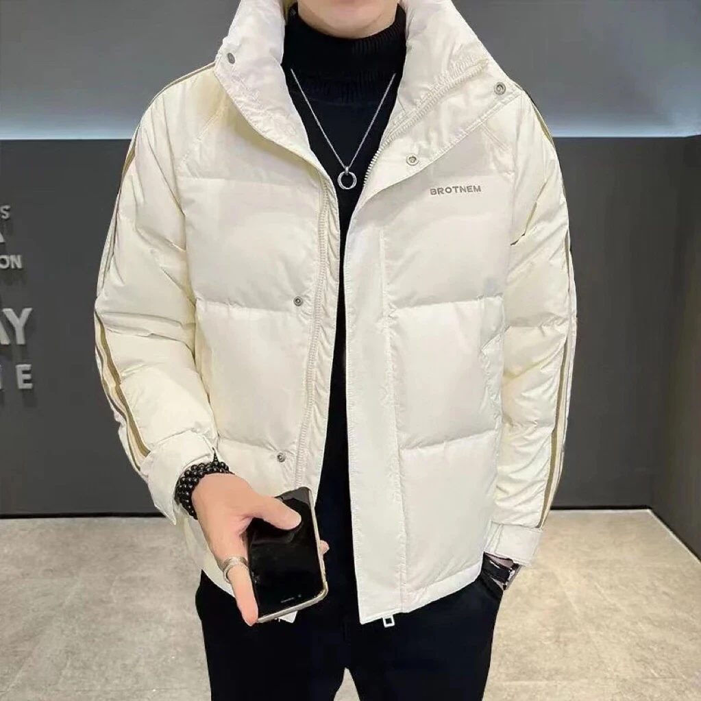 免洗袖子针织拼接～男款帅气不带帽子宽松时尚短款外套潮流情侣装