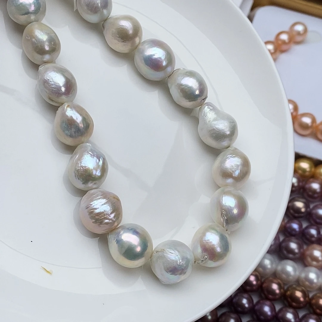 颈饰淡水珍珠银S925镶嵌