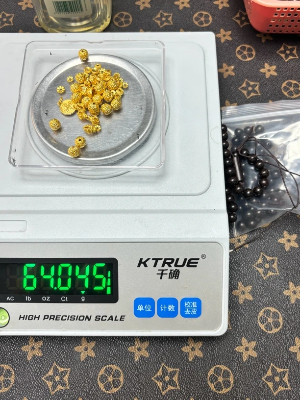 足金999定金500卡8金刚配饰一套