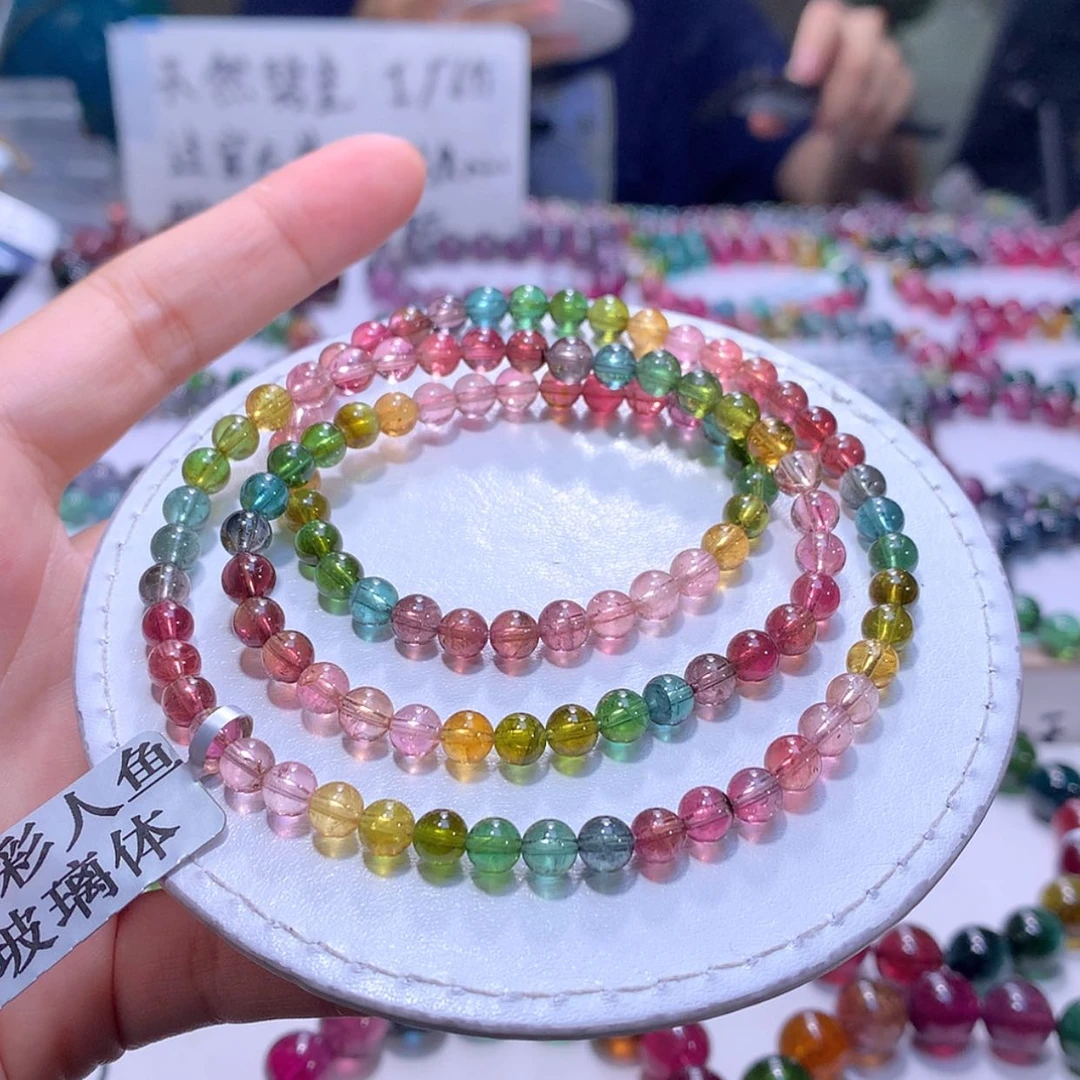 【闪购商品】未镶嵌手串碧玺5.3m