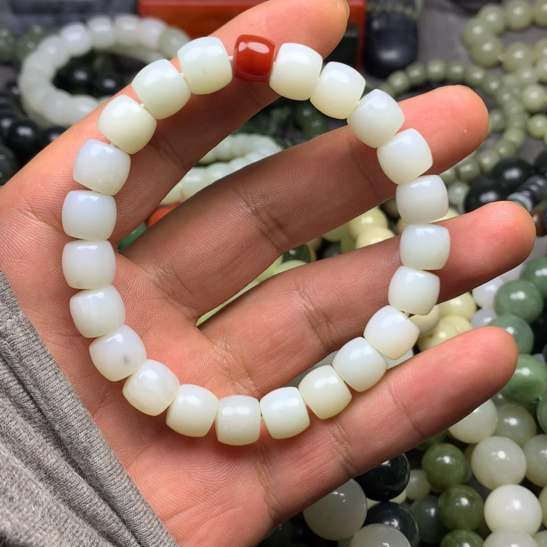 和田玉手链未镶嵌文***吧