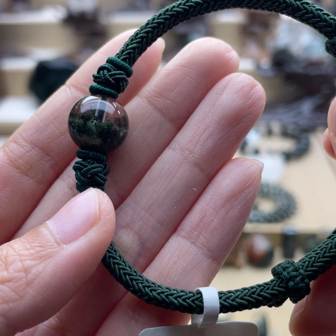 手绳水晶未镶嵌绿幽灵手绳