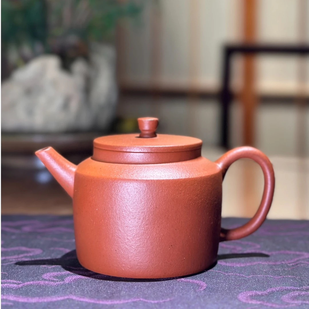宜兴手工紫砂壶 世德堂小煤窑朱砂壶 145ml朱泥茶壶工夫茶具手制