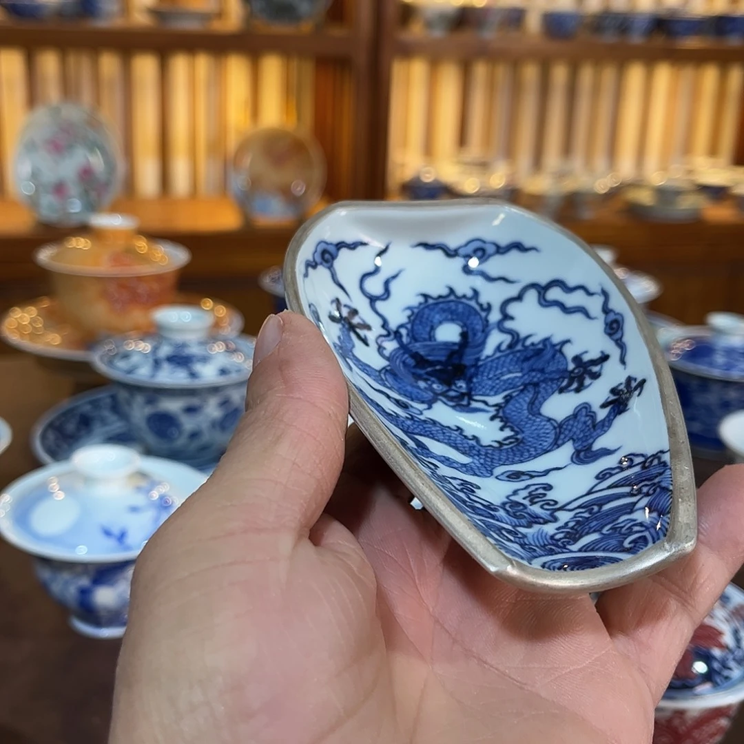 錡镇堂手工手绘绘茶则
