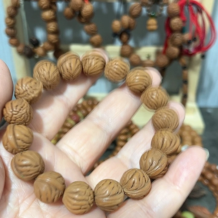 野生桃枭小籽手串