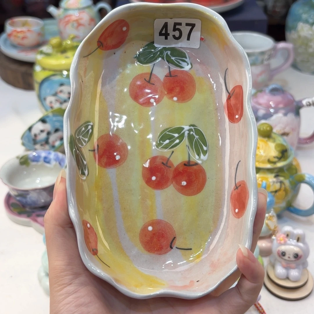 景德镇手绘高温釉下彩陶瓷茶具