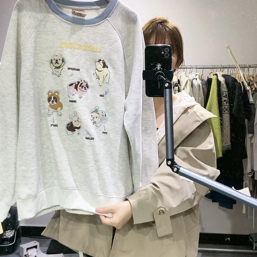 【闪购商品】灰色卫衣