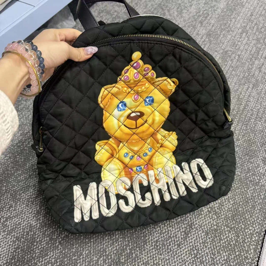95新 GUCCI/古驰 莫斯奇诺双肩/二奢包包