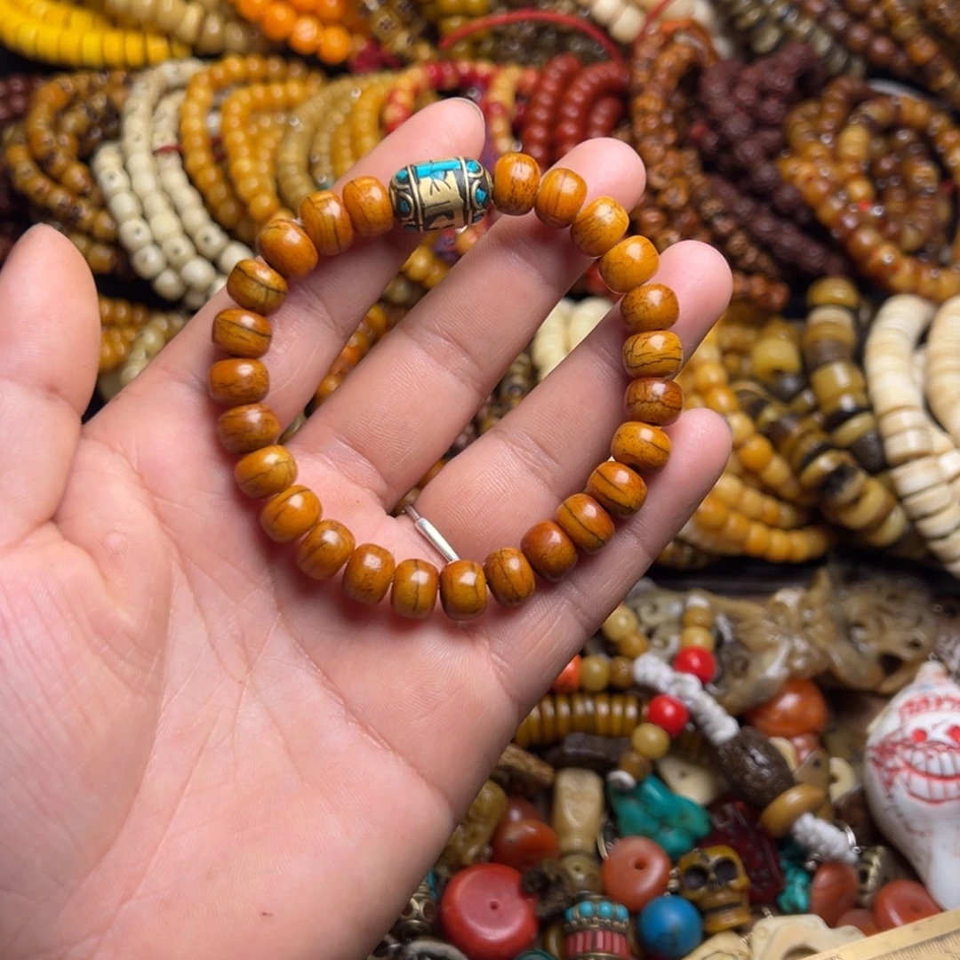 星月菩提吊坠手串