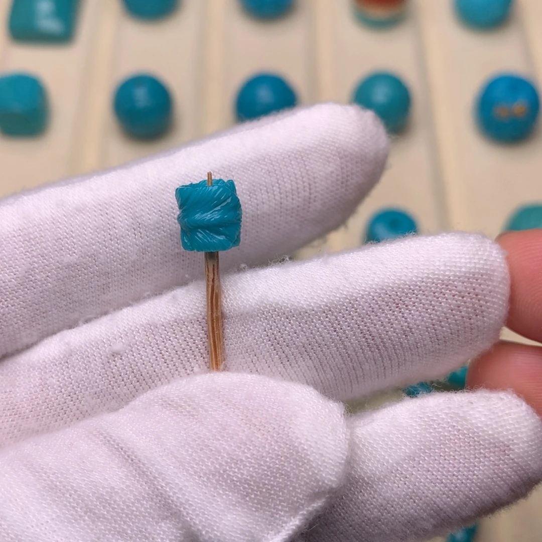 绿松石未镶嵌绿松石羽毛7.1