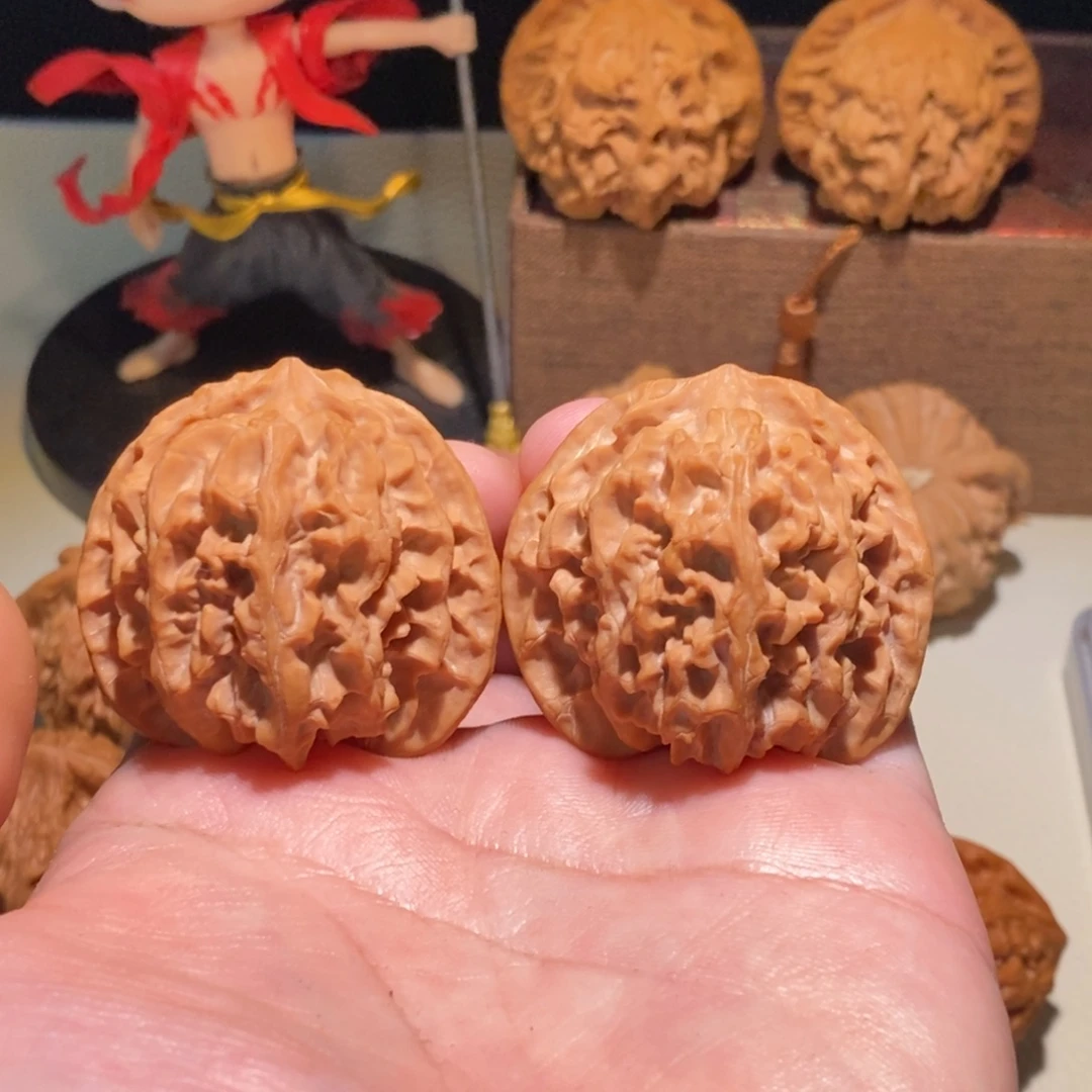 核***意把件文玩核桃苹果园