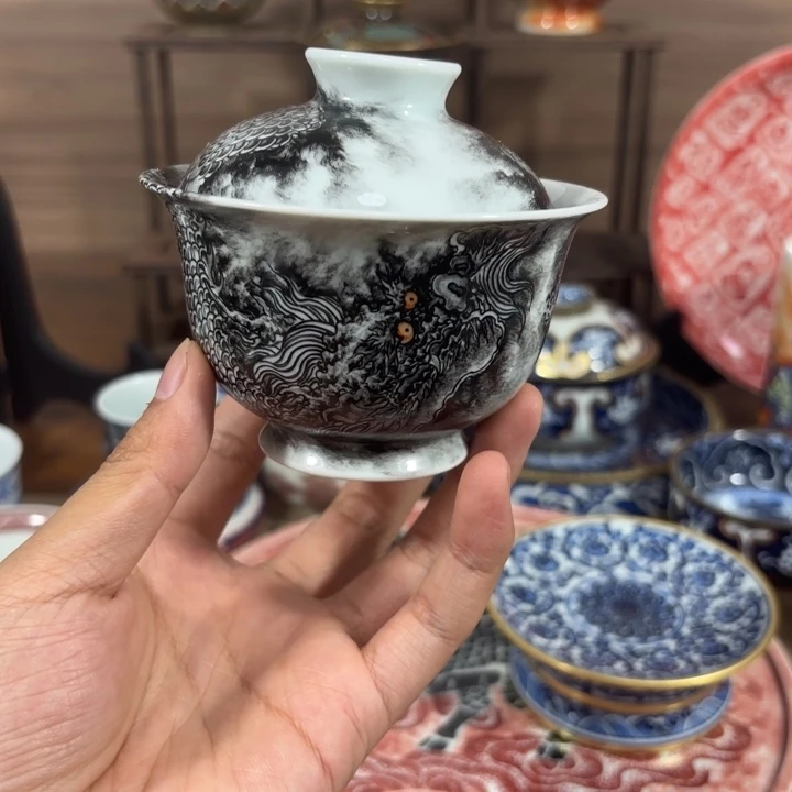 归***零景德镇手工手绘陶瓷