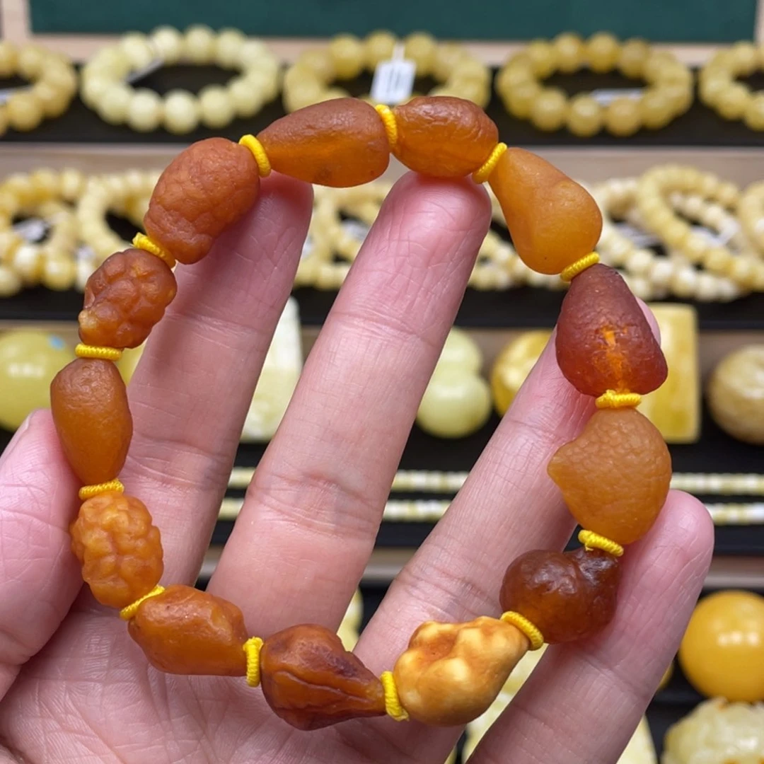 琥珀裸石未镶嵌琥珀蜜蜡