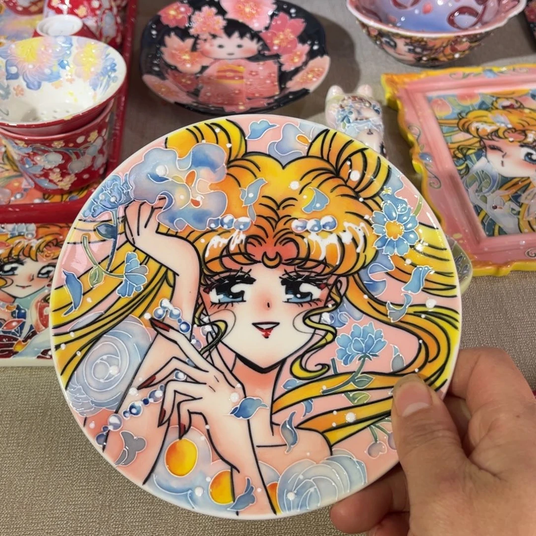 瓷片小盘子哈哈哈哈哈