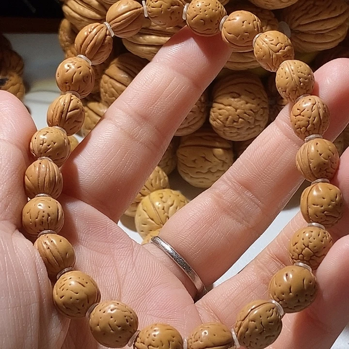 手串桃核顺顺利利野生12