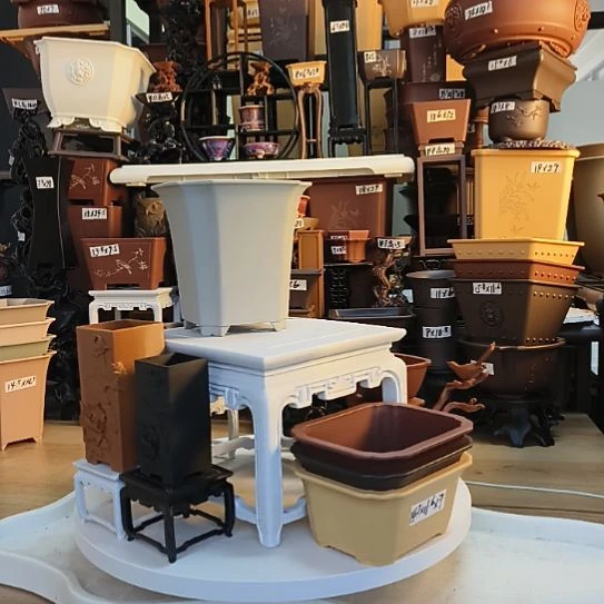 14×14切角方樽灰豆绿1只