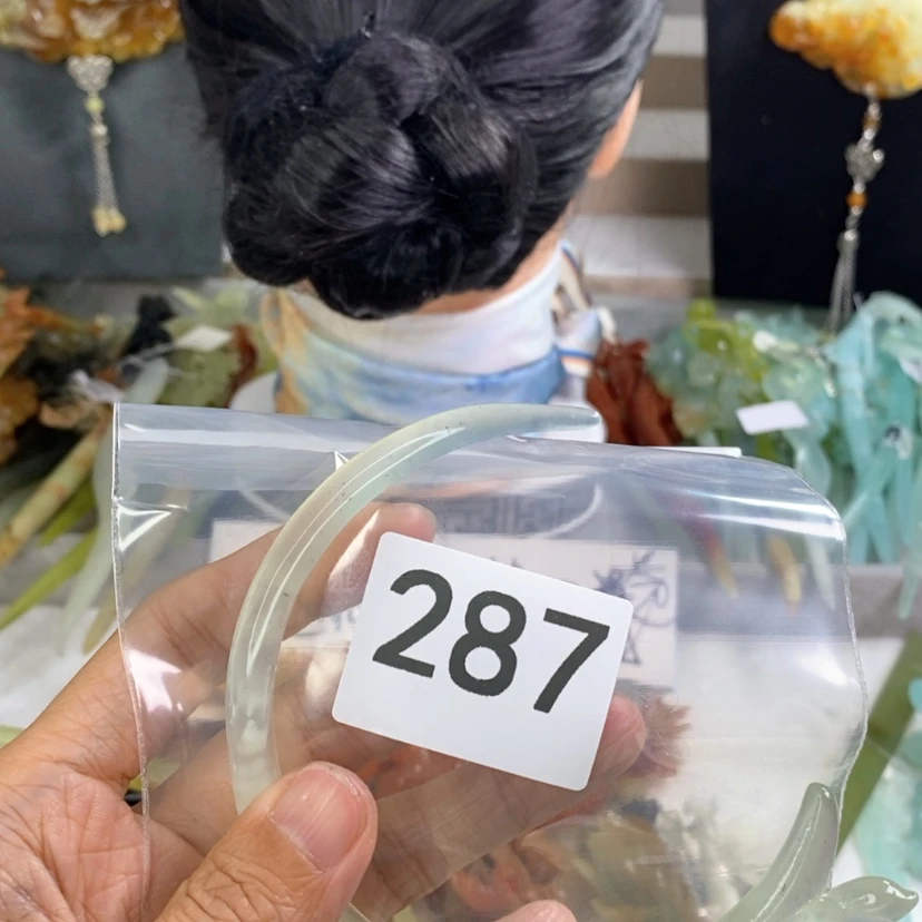 【闪购商品】岫玉发饰未镶嵌?*初