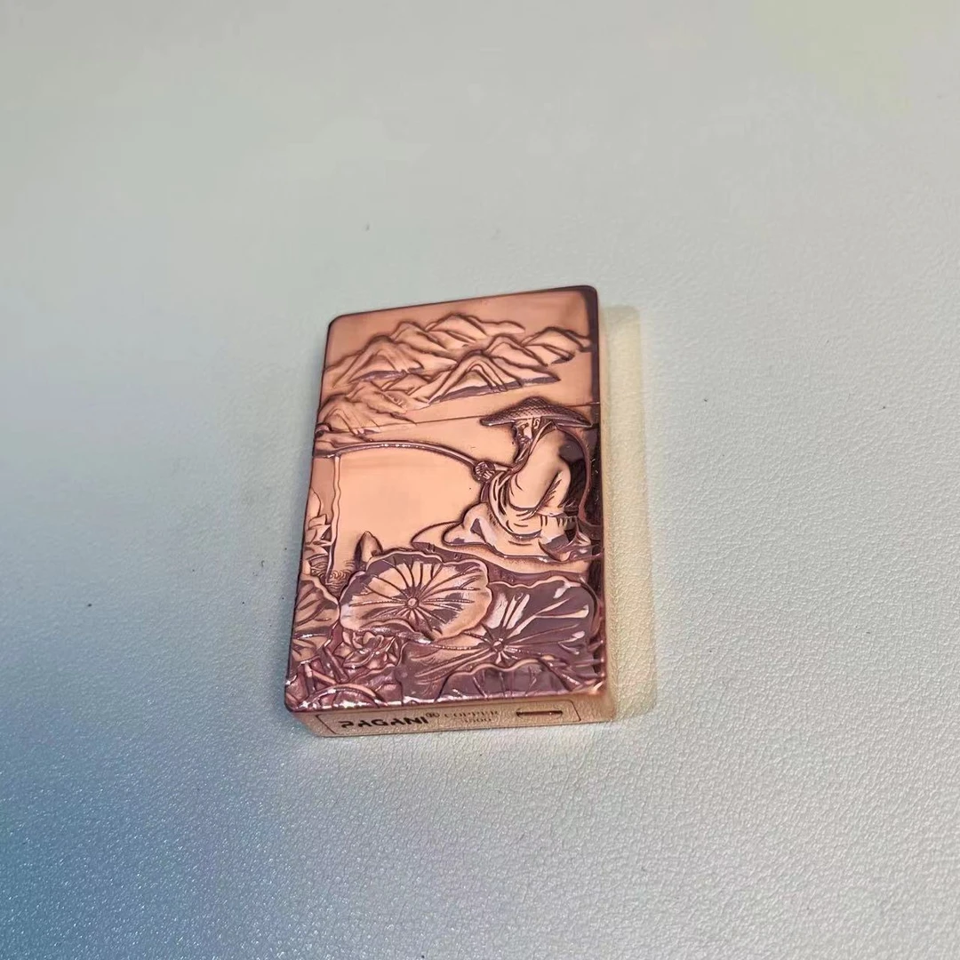 帕伽尼 紫铜 姜太公钓鱼  3500  打火机