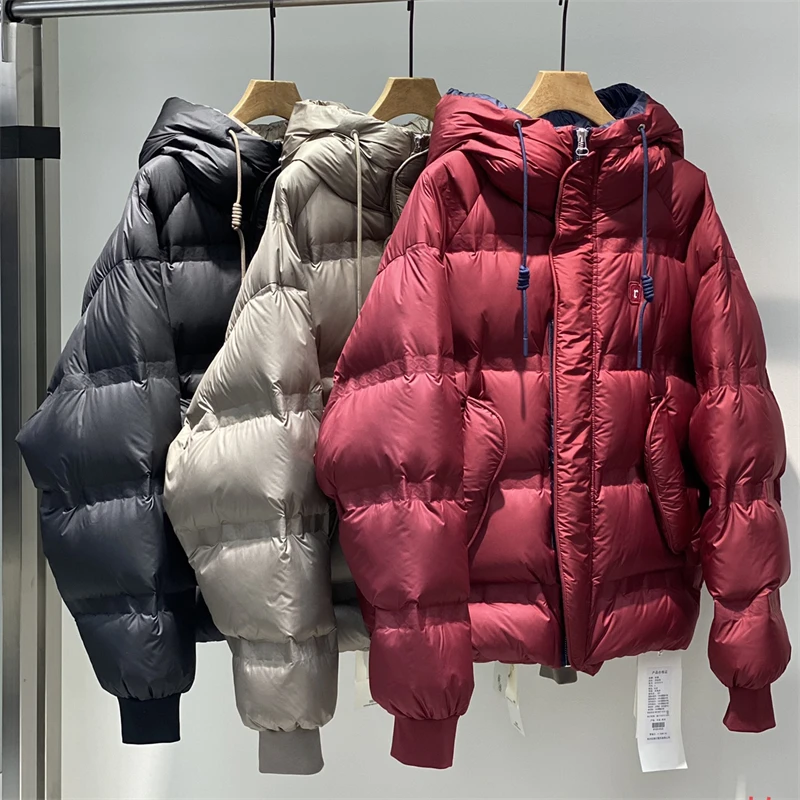 【聚】1143 【200-240克充绒量】巨厚90白鸭绒长袖羽绒服W027-23101