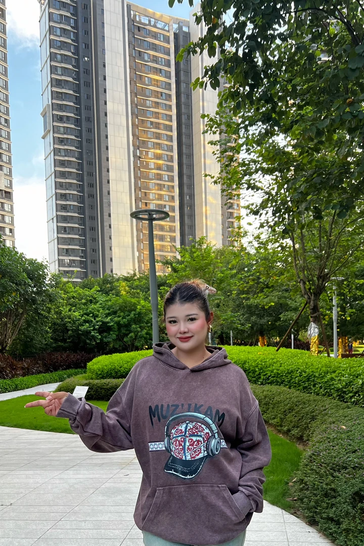 (已登记版权卫衣)MuziKam板帽民族风情侣款新疆包邮秋冬连帽卫衣