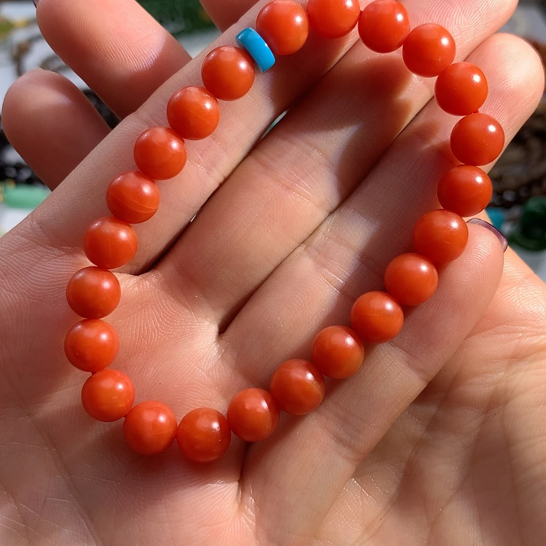 南红玛瑙未镶嵌手链南红手串