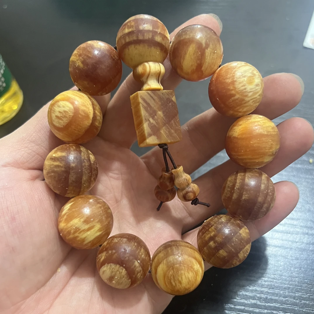 三通款2.0×12颗手串东北松明子松香味