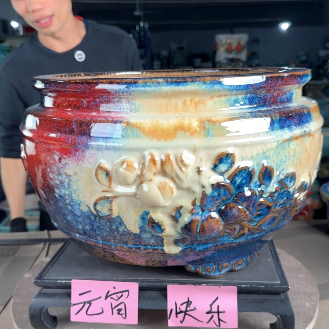 一风堂石湾花盆。