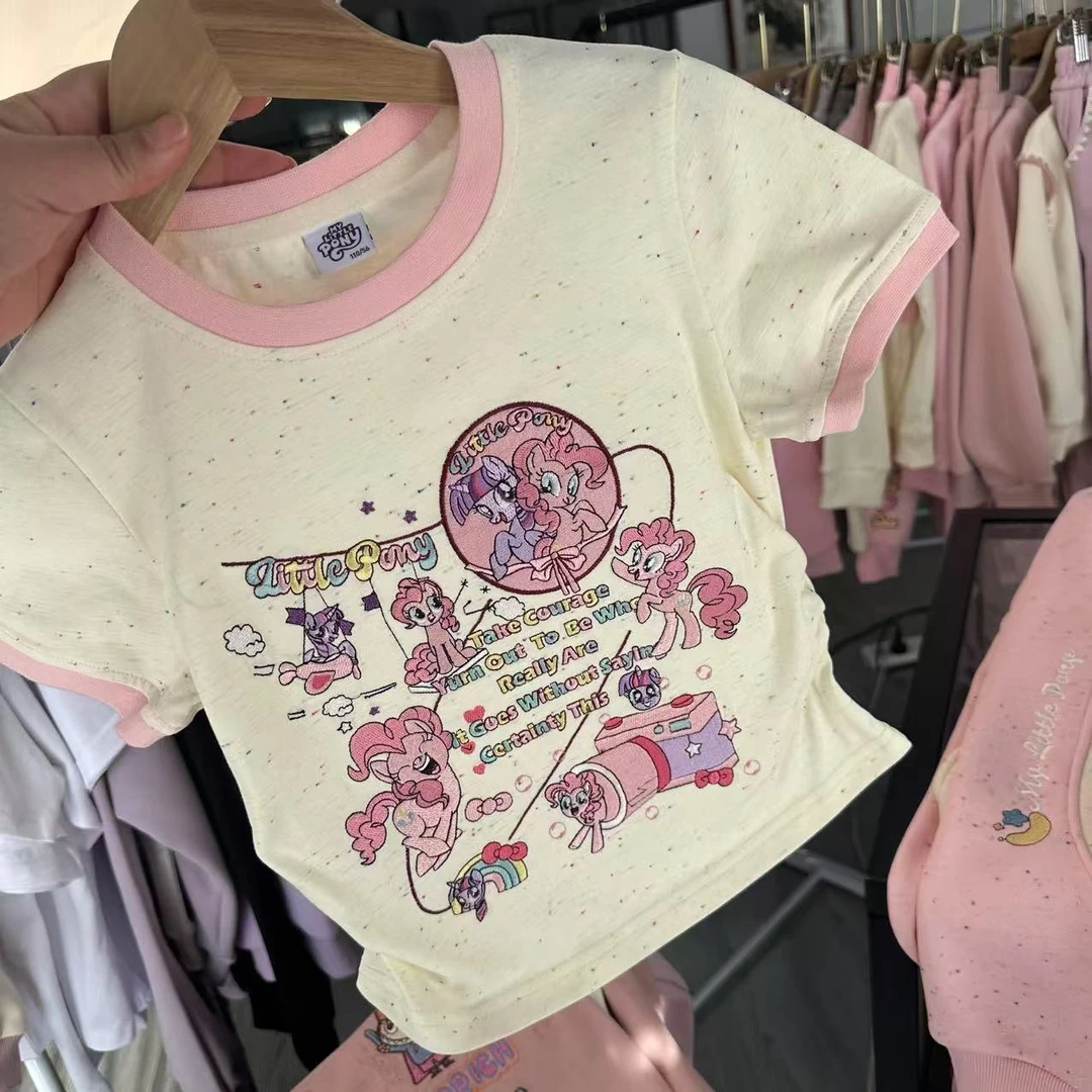 秋千宝莉！2025年春夏款韩版女童卡通秋千宝莉短袖T恤女宝宝贝