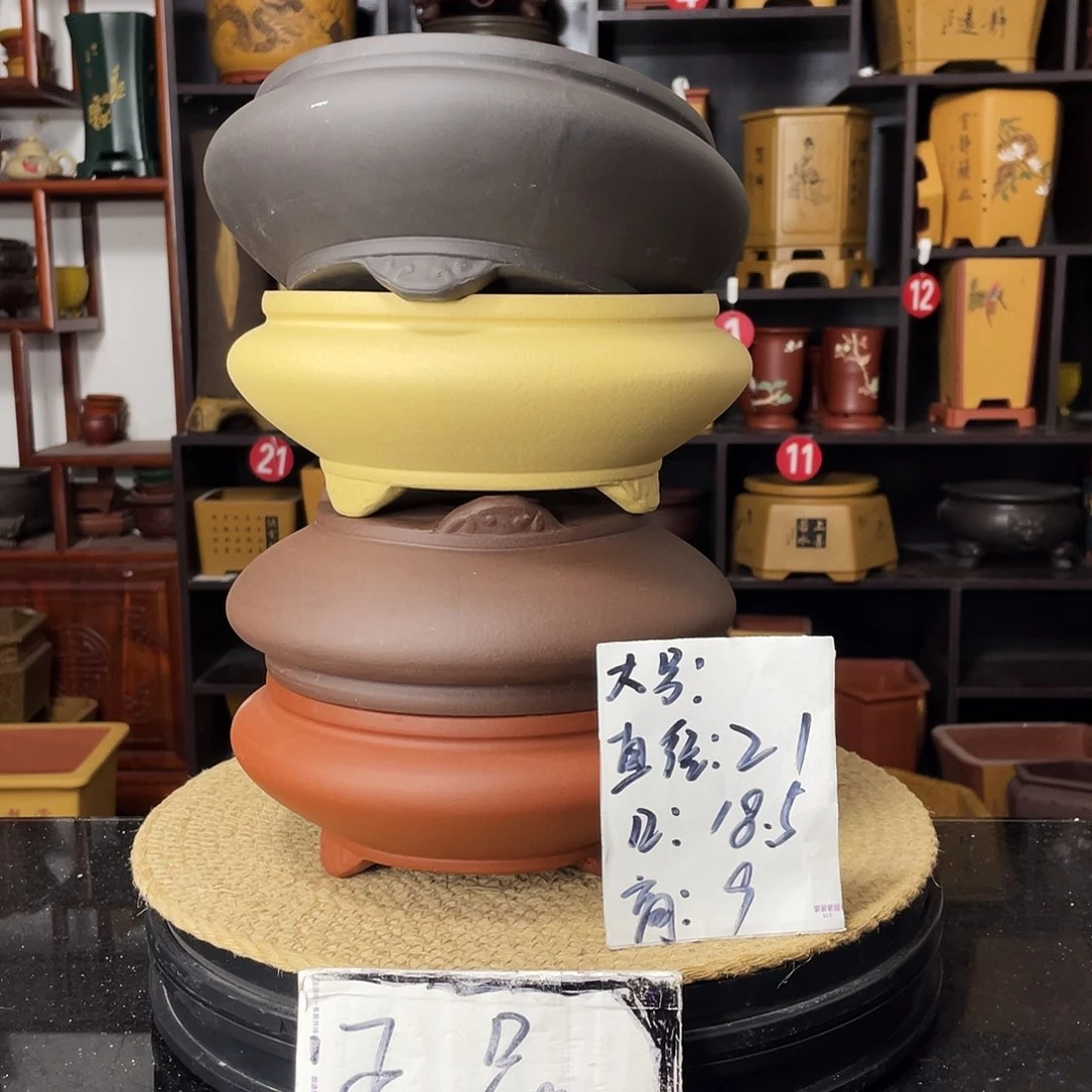 紫砂D-婉秋紫砂花盆