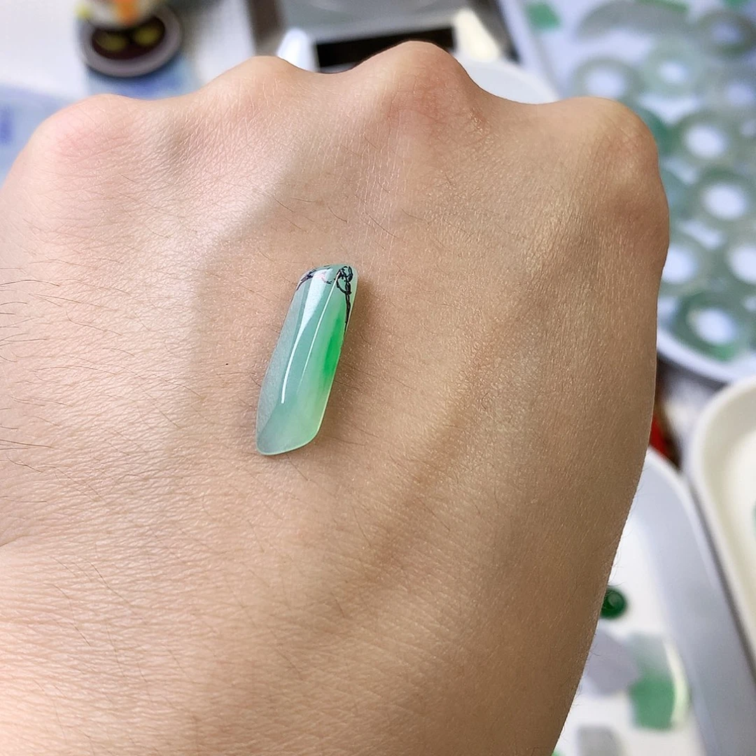 定制翡翠未镶嵌定制小福瓜不包工