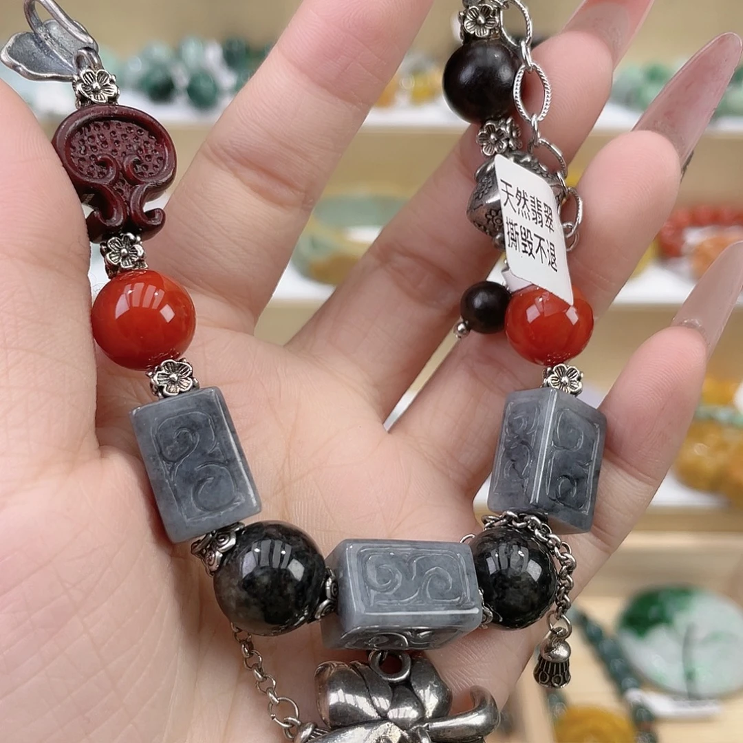 翡翠未镶嵌手链手链