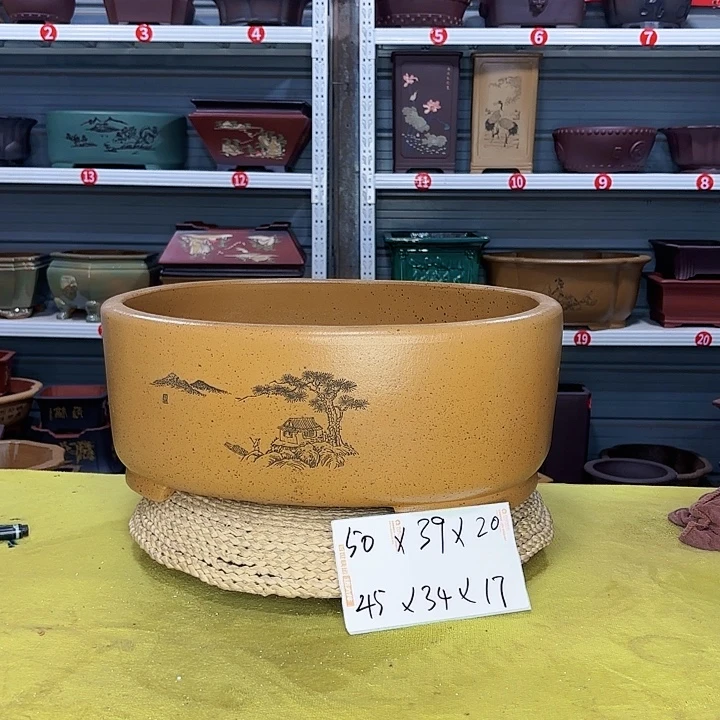 紫砂花盆宜兴紫砂厂