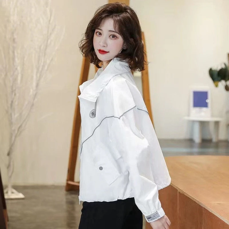 防紫外线防晒衣女2025夏季新款防晒服户外透气百搭宽松长袖薄外套