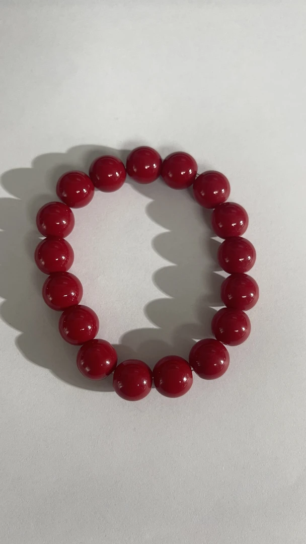 B004红色卡12手串