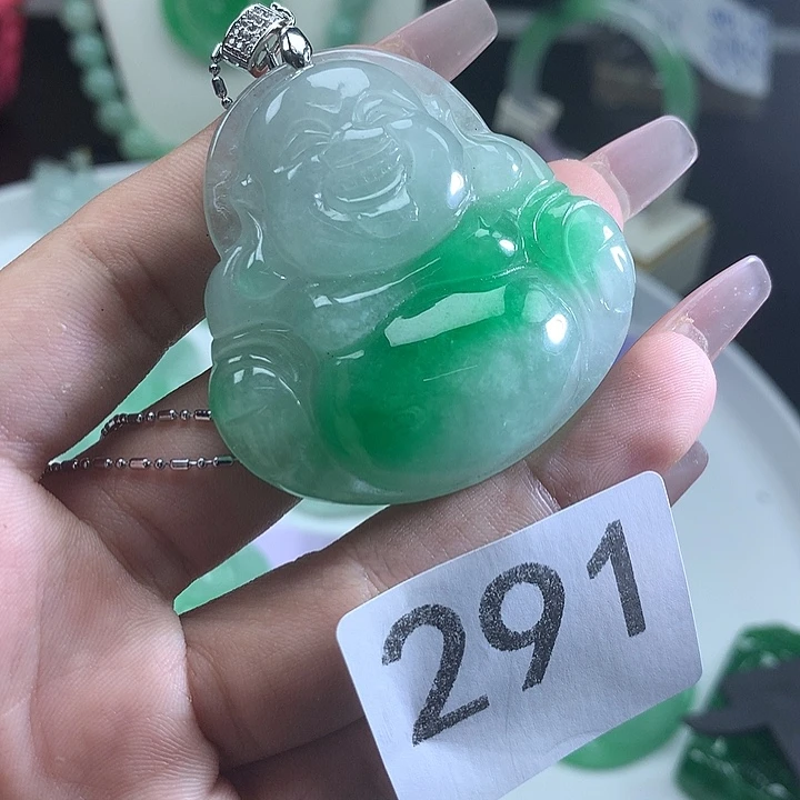 翡翠未镶嵌吊坠(赠链)翡翠